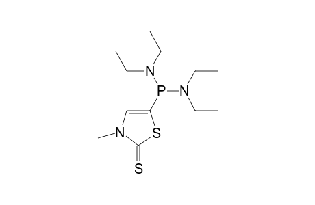 5-bis(diethylamino)phosphanyl-3-methyl-thiazol-2-thione