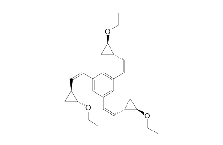 1,3,5-Tris[(Z)-2-(trans-2-ethoxycyclopropyl)ethenyl]benzene