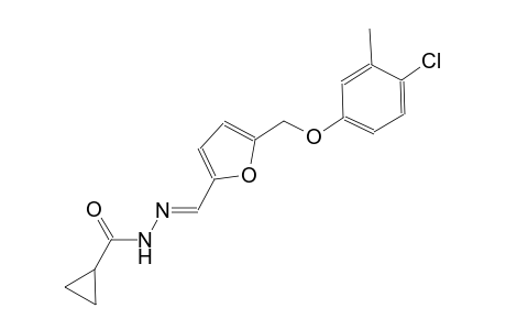 N'-((E)-{5-[(4-chloro-3-methylphenoxy)methyl]-2-furyl}methylidene)cyclopropanecarbohydrazide