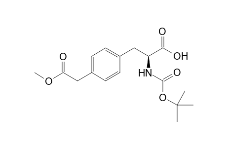 (S)-.alpha.-[[(1,1-dimethylethoxy)carbonyl]amino]-4-[2-(methyloxy)-2-oxoethyl]benzenepropanpic acid