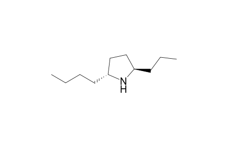 (trans)-2-Butyl-5-propylpyrrolidine