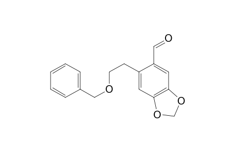 2-(2-Formyl-4,5-(methylenedioxy)phenyl)ethyl Benzyl Ether