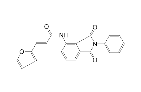 (2E)-N-(1,3-Dioxo-2-phenyl-2,3-dihydro-1H-isoindol-4-yl)-3-(2-furyl)-2-propenamide