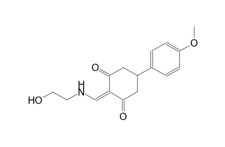 2-{[(2-hydroxyethyl)amino]methylene}-5-(4-methoxyphenyl)-1,3-cyclohexanedione