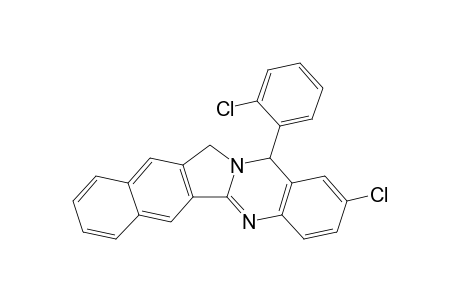 2-Chloro-14-(2'-chlorophenyl)-12,14-dihydrobenzo[5,6]isoindolo[1,2-b]quinazoline