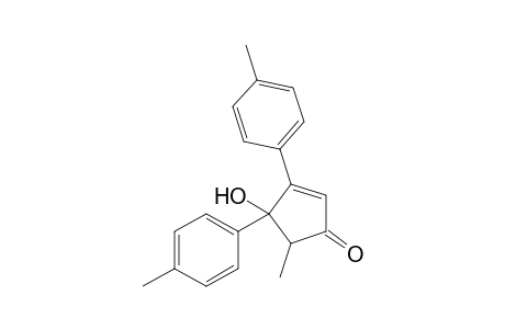 4-Hydroxy-3,4-bis(p-tolyl)-5-methylcyclopent-2-en-1-one