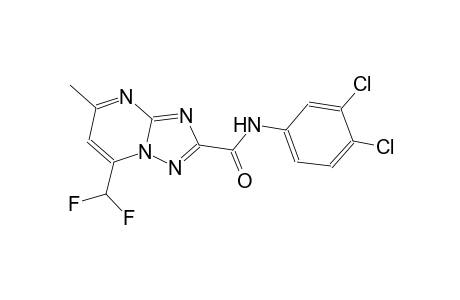N-(3,4-dichlorophenyl)-7-(difluoromethyl)-5-methyl[1,2,4]triazolo[1,5-a]pyrimidine-2-carboxamide