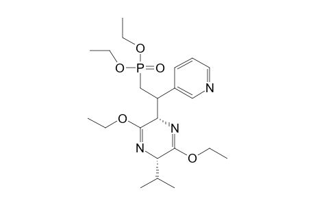 (2S,5R)-3,6-DIETHOXY-2-[2-(DIETHOXYPHOSPHORYL)-1-(PYRIDIN-3-YL)-ETHYL]-2,5-DIHYDRO-5-ISOPROPYLPYRAZINE