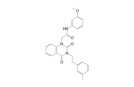 N-(3-methoxyphenyl)-2-(3-[2-(3-methylphenyl)ethyl]-2,4-dioxo-3,4-dihydro-1(2H)-quinazolinyl)acetamide