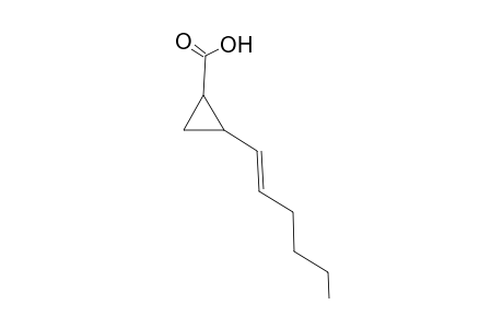 2-(Hex-1'-enyl)cyclopropane-1-carboxylic acid