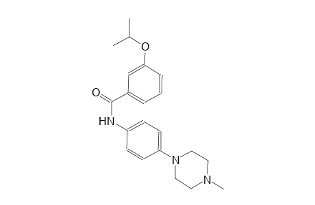 3-isopropoxy-N-[4-(4-methyl-1-piperazinyl)phenyl]benzamide