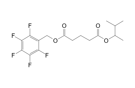 Glutaric acid, 3-methylbut-2-yl pentafluorobenzyl ester