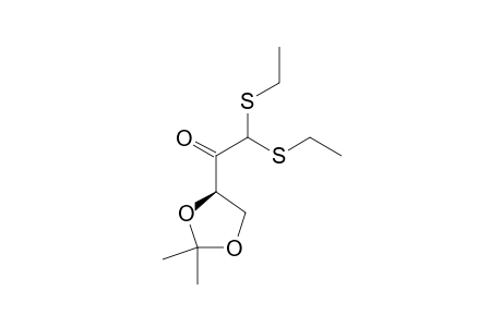 3,4-O-ISOPROPYLIDENE-D-GLYCERO-2-TETRULOSE-1-(DIETHYL-DITHIOACETYL)