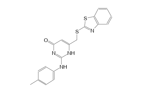 6-[(1,3-benzothiazol-2-ylsulfanyl)methyl]-2-(4-toluidino)-4(1H)-pyrimidinone