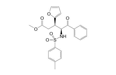 (3R,4S)-methyl 3-(furan-2-yl)-4-(4-methylphenylsulfonamido)-5-oxo-5-phenylpentanoate
