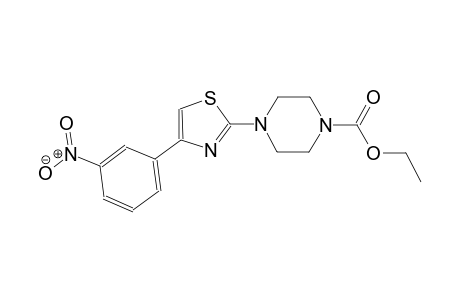 1-piperazinecarboxylic acid, 4-[4-(3-nitrophenyl)-2-thiazolyl]-, ethylester