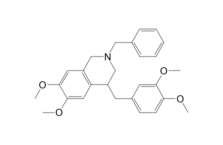 Isoquinoline, 4-[(3,4-dimethoxyphenyl)methyl]-1,2,3,4-tetrahydro-6,7-dimethoxy-2-(p henylmethyl)-
