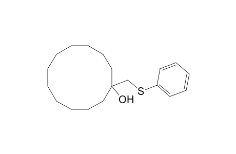1-(Phenylsulfanylmethyl)cyclododecan-1-ol