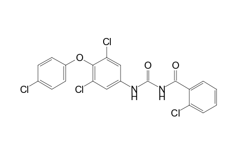 Benzamide, 2-chloro-N-[[[3,5-dichloro-4-(4-chlorophenoxy)-phenyl]amino]carbonyl]-