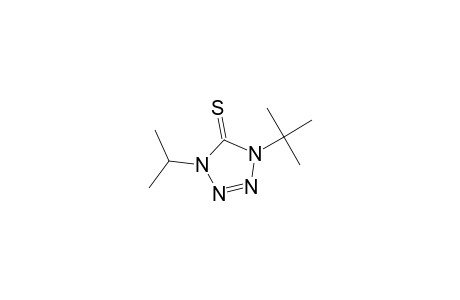 5H-Tetrazole-5-thione, 1-(1,1-dimethylethyl)-1,4-dihydro-4-(1-methylethyl)-