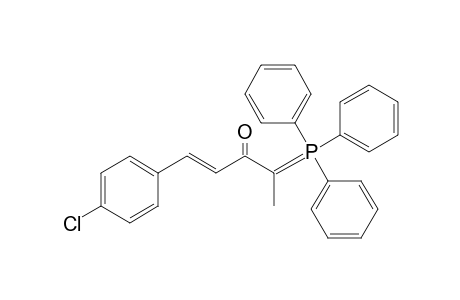 (E)-1-(4-chlorophenyl)-4-triphenylphosphoranylidene-1-penten-3-one