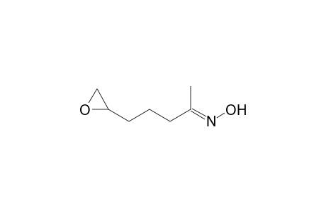 6,7-Epoxyheptan-2-one oxime