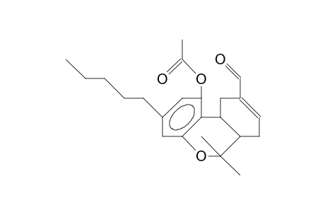 1-Acetoxy.delta.-(8)-tetrahydrocannabinol-9-aldehyd