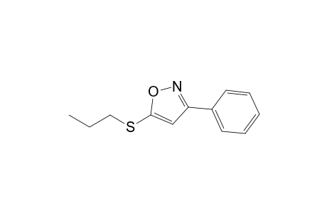 3-Phenyl-5-(propylthio)isoxazole