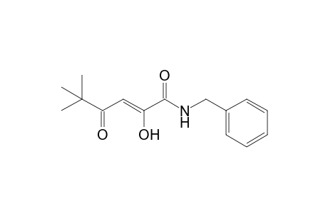 5,5-Dimethyl-2,4-bis(oxidanylidene)-N-(phenylmethyl)hexanamide