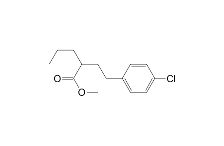 2-[2-(4-chlorophenyl)ethyl]pentanoic acid methyl ester