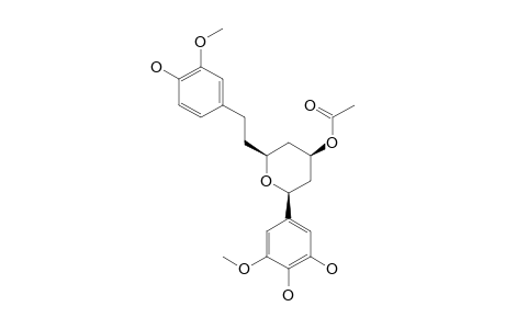 3-ACETOXY-1,5-EPOXY-1-(3,4-DIHYDROXY-5-METHOXYPHENYL)-7-(4-HYDROXY-3-METHOXYPHENYL)-HEPTANE