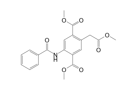 Dimethyl 2-(benzoylamino)-5-[(methoxycarbonyl)methyl]-terephthalate