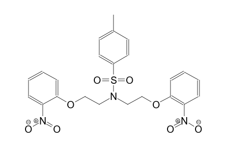 4-methyl-N,N-bis[2-(2-nitrophenoxy)ethyl]benzenesulfonamide