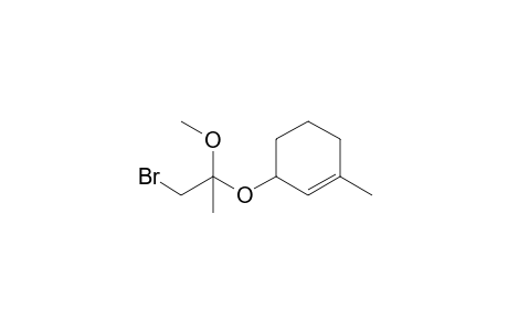 3-Methylcyclohex-2-en-1-yl 1-bromo-2-methoxyprop-2-yl ether