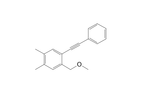 1-(Methoxymethyl)-4,5-dimethyl-2-(phenylethynyl)benzene