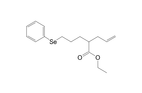 Ethyl 5-(benzeneselenyl)-2-(2-propen-1-yl)pentanoate
