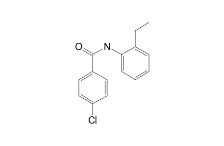 Benzamide, 4-chloro-N-(2-ethylphenyl)-