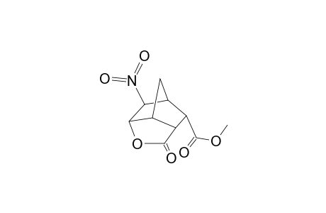 Bicyclo[2.2.1]heptane-2-carboxylic acid, 6-nitro-3,5-olide-, methyl ester