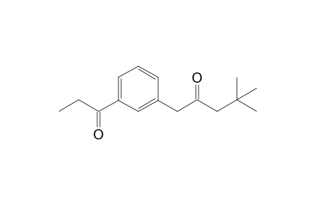 4,4-Dimethyl-1-(3-propionylphenyl)pentan-2-one