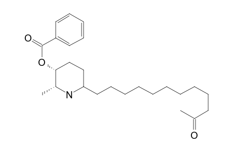 3(R)-BENZOYLOXY-2(R)-METHYL-6(R)-(11'-OXODODECYL)-PIPERIDINE