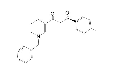 1-(1-benzyl-4H-pyridin-3-yl)-2-[(R)-(4-methylphenyl)sulfinyl]ethanone