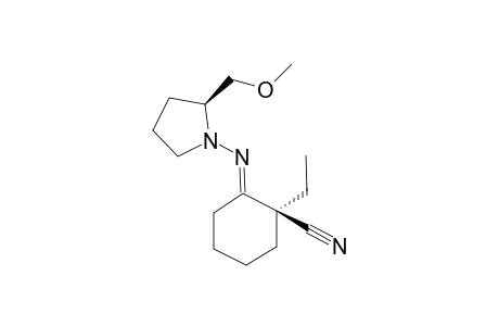 (1S,2E)-1-ethyl-2-[(2S)-2-(methoxymethyl)pyrrolidin-1-yl]imino-cyclohexane-1-carbonitrile