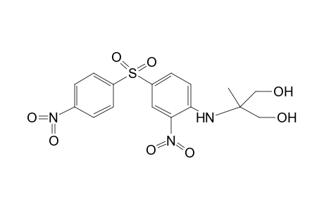 2-Methyl-2-(2-nitro-4-[(4-nitrophenyl)sulfonyl]anilino)-1,3-propanediol