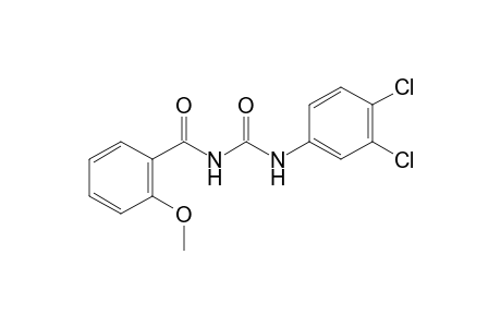 Benzamide, N-[[(3,4-dichlorophenyl)amino]carbonyl]-2-methoxy-
