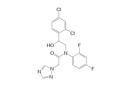 -(2-(2,4-dichlorophenyl)-2-hydroxyethyl)-N-(2,4-difluorophenyl)-2-(1H-1,2,4-triazol-1-yl)acetamide