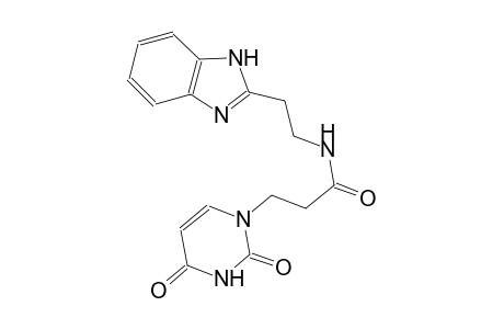 1-pyrimidinepropanamide, N-[2-(1H-benzimidazol-2-yl)ethyl]-1,2,3,4-tetrahydro-2,4-dioxo-