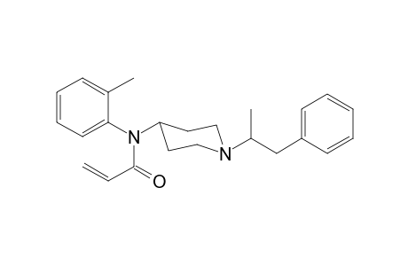 N-2-Methylphenyl-N-[1-(1-phenylpropan-2-yl)piperidin-4-yl]prop-2-enamide
