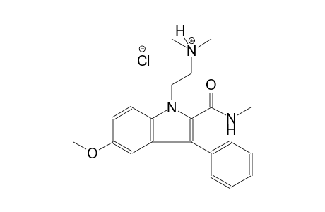 1H-indole-1-ethanaminium, 5-methoxy-N,N-dimethyl-2-[(methylamino)carbonyl]-3-phenyl-, chloride