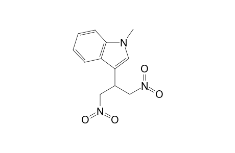 1-Methyl-3-[2-nitro-1-(nitromethyl)ethyl]-1H-indole
