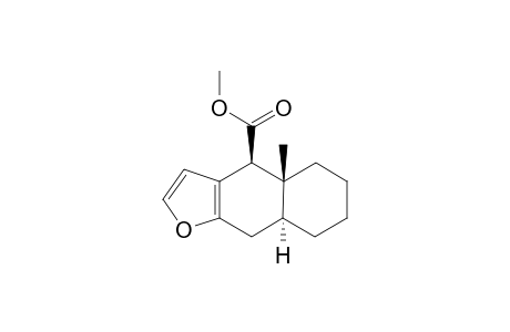 Methyl (4SR,4aRS,8aSR)-4a-Methyl-4,4a,5,6,7,8,8a,9-octahydronaphthao[2,3-b]furan-4-carboxylate